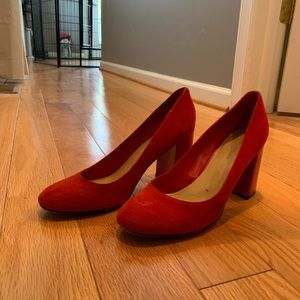 Red Marc Fisher Pumps